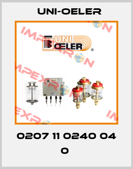 0207 11 0240 04 0  Uni-Oeler
