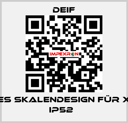 Neues Skalendesign für XL96 IP52   Deif