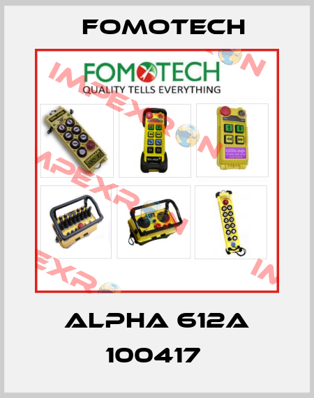ALPHA 612A 100417  Fomotech