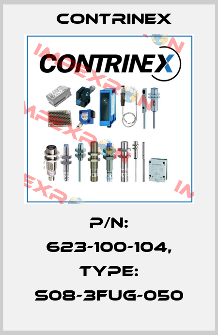 p/n: 623-100-104, Type: S08-3FUG-050 Contrinex