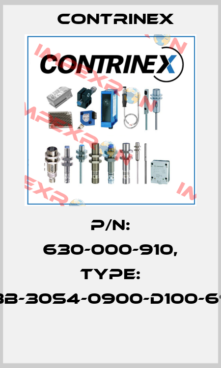 P/N: 630-000-910, Type: YBB-30S4-0900-D100-69K  Contrinex