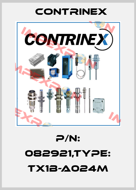 P/N: 082921,Type: TX1B-A024M Contrinex