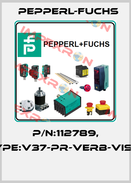 P/N:112789, Type:V37-PR-Verb-VIS-P  Pepperl-Fuchs