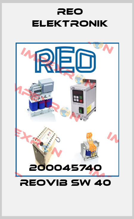 200045740  REOVIB SW 40  Reo Elektronik