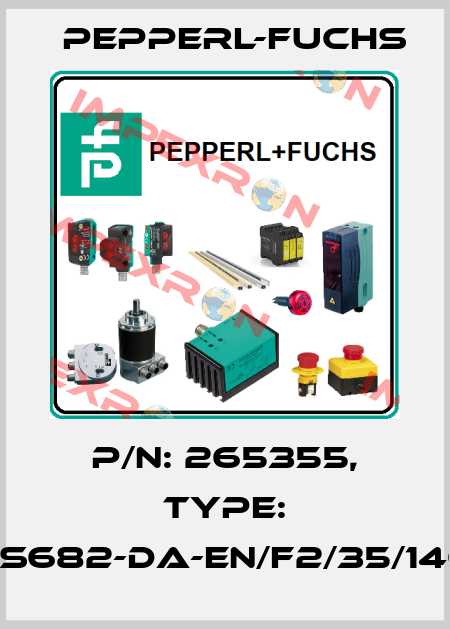 p/n: 265355, Type: LS682-DA-EN/F2/35/146 Pepperl-Fuchs