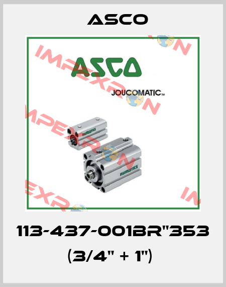 113-437-001BR"353 (3/4" + 1")  Asco