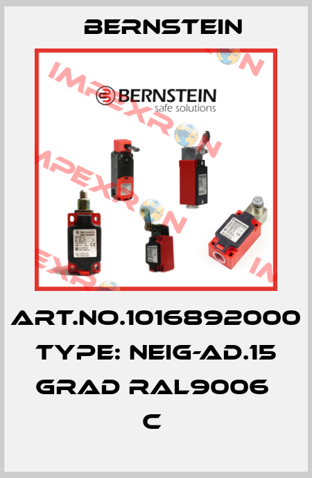 Art.No.1016892000 Type: NEIG-AD.15 GRAD RAL9006      C  Bernstein