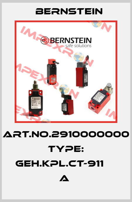 Art.No.2910000000 Type: GEH.KPL.CT-911               A  Bernstein