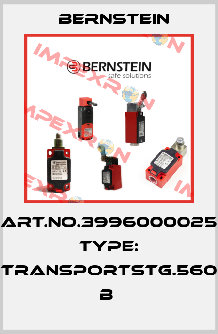 Art.No.3996000025 Type: TRANSPORTSTG.560             B  Bernstein
