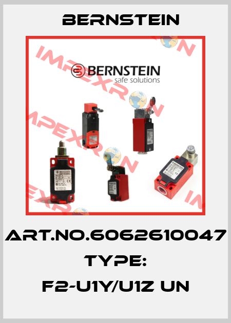 Art.No.6062610047 Type: F2-U1Y/U1Z UN Bernstein