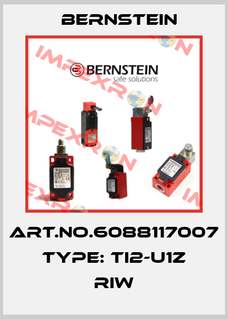Art.No.6088117007 Type: TI2-U1Z RIW Bernstein