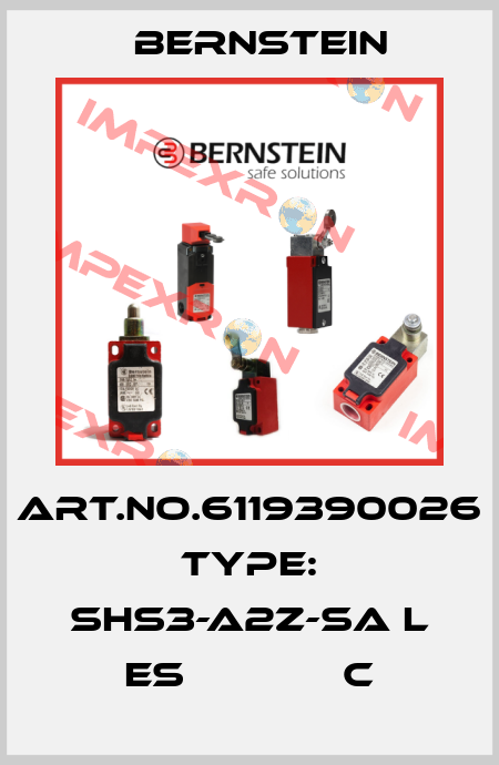 Art.No.6119390026 Type: SHS3-A2Z-SA L ES             C Bernstein