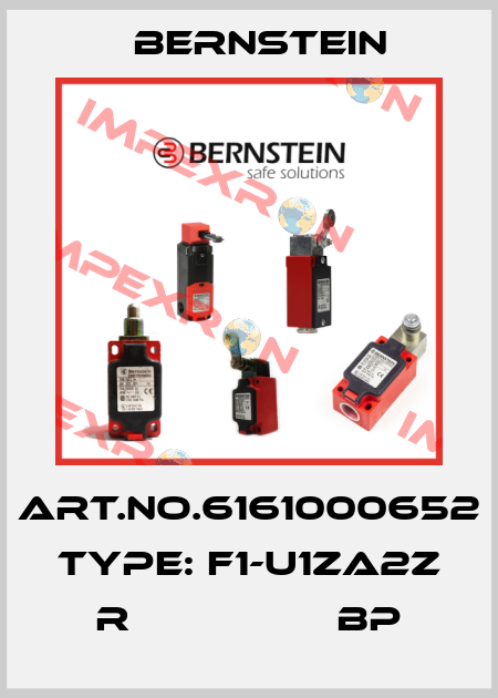 Art.No.6161000652 Type: F1-U1ZA2Z R                 BP Bernstein