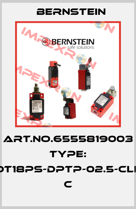 Art.No.6555819003 Type: OT18PS-DPTP-02.5-CLE         C Bernstein