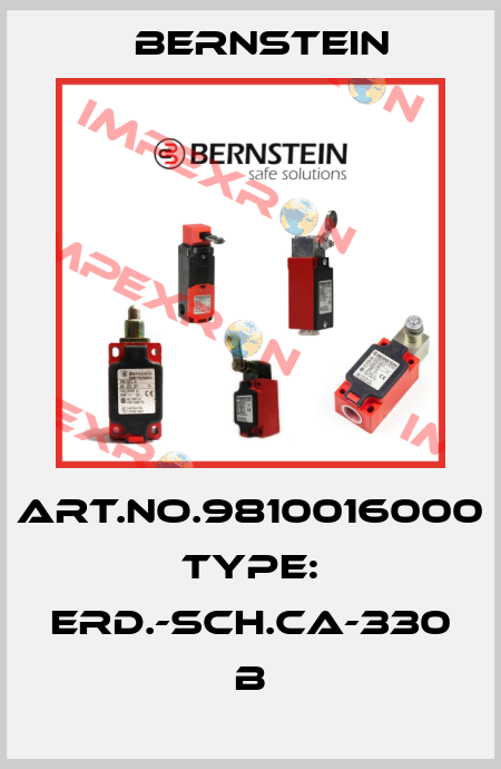 Art.No.9810016000 Type: ERD.-SCH.CA-330              B Bernstein