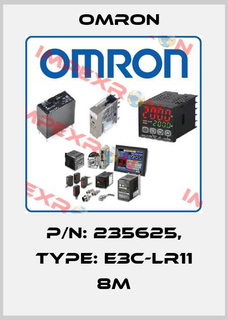 P/N: 235625, Type: E3C-LR11 8M Omron