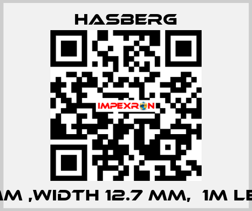 0,02MM ,WIDTH 12.7 MM,  1M LENGTH  Hasberg