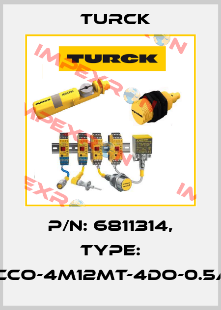 p/n: 6811314, Type: BLCCO-4M12MT-4DO-0.5A-P Turck