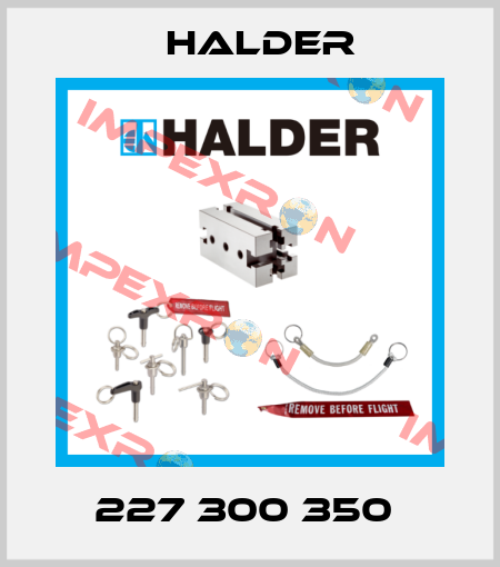 227 300 350  Halder
