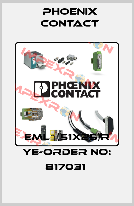 EML  (51X25)R YE-ORDER NO: 817031  Phoenix Contact