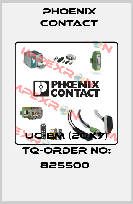 UC-EM (20X7) TQ-ORDER NO: 825500  Phoenix Contact