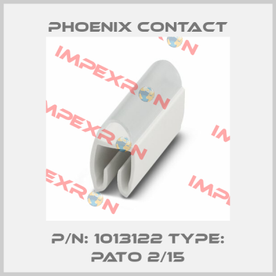 P/N: 1013122 Type: PATO 2/15 Phoenix Contact