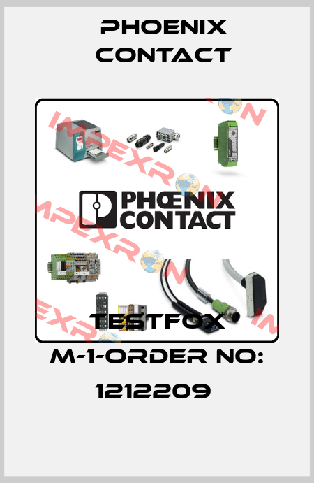 TESTFOX M-1-ORDER NO: 1212209  Phoenix Contact