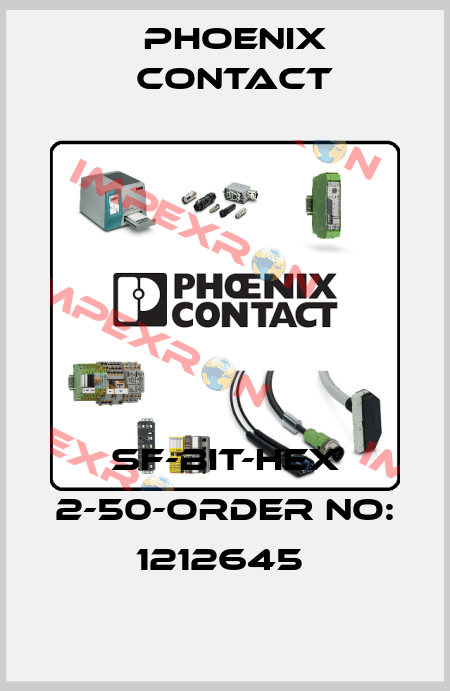 SF-BIT-HEX 2-50-ORDER NO: 1212645  Phoenix Contact