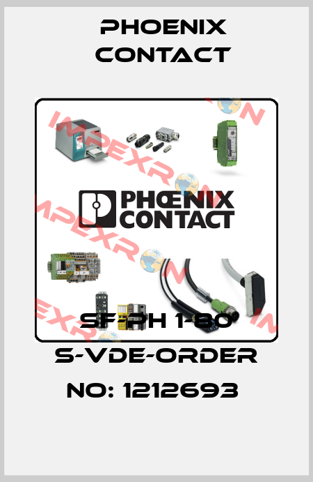 SF-PH 1-80 S-VDE-ORDER NO: 1212693  Phoenix Contact