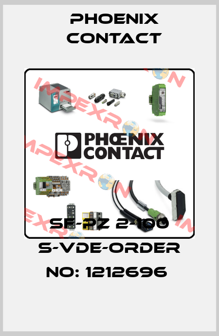 SF-PZ 2-100 S-VDE-ORDER NO: 1212696  Phoenix Contact