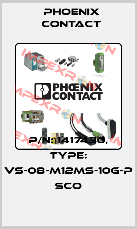 p/n: 1417430, Type: VS-08-M12MS-10G-P SCO Phoenix Contact