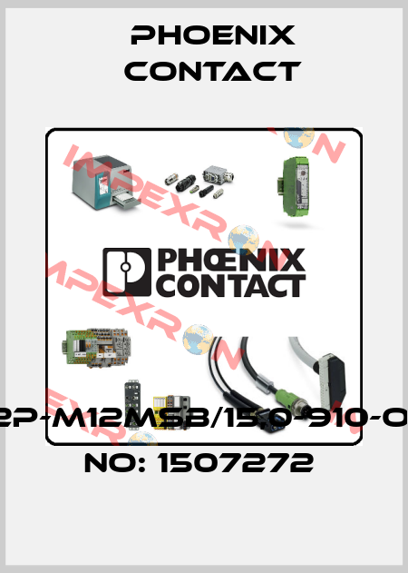 SAC-2P-M12MSB/15,0-910-ORDER NO: 1507272  Phoenix Contact