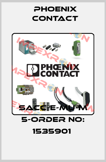 SACC-E-MU-M 5-ORDER NO: 1535901  Phoenix Contact