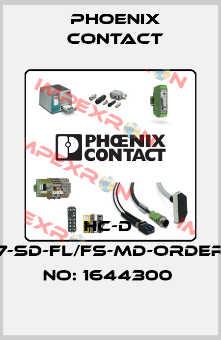 HC-D  7-SD-FL/FS-MD-ORDER NO: 1644300  Phoenix Contact