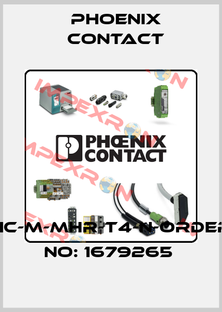 HC-M-MHR-T4-N-ORDER NO: 1679265  Phoenix Contact