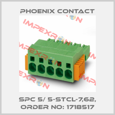 SPC 5/ 5-STCL-7,62, ORDER NO: 1718517 Phoenix Contact