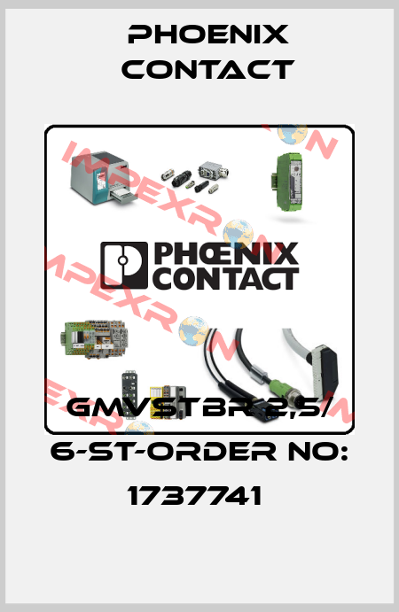 GMVSTBR 2,5/ 6-ST-ORDER NO: 1737741  Phoenix Contact