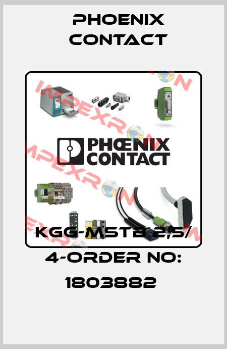 KGG-MSTB 2,5/ 4-ORDER NO: 1803882  Phoenix Contact