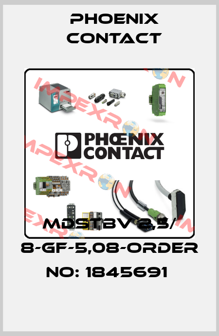 MDSTBV 2,5/ 8-GF-5,08-ORDER NO: 1845691  Phoenix Contact