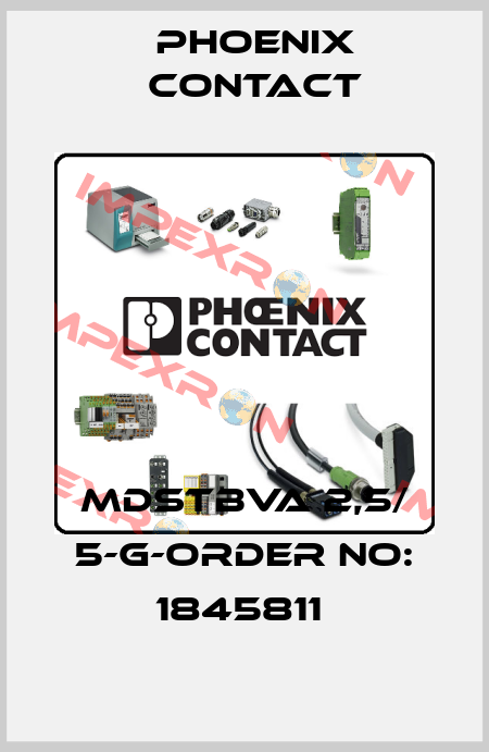MDSTBVA 2,5/ 5-G-ORDER NO: 1845811  Phoenix Contact