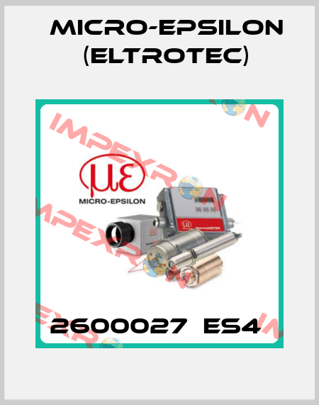 2600027  ES4  Micro-Epsilon (Eltrotec)