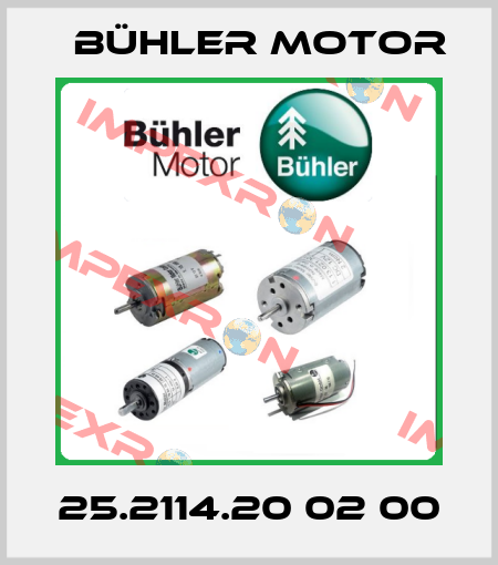 25.2114.20 02 00 Bühler Motor