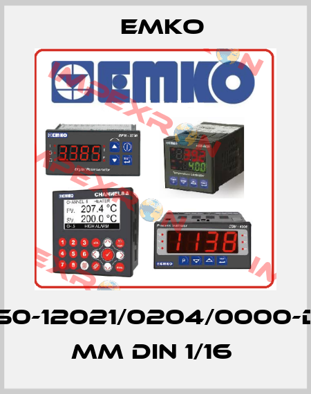 ESM-4450-12021/0204/0000-D:48x48 mm DIN 1/16  EMKO