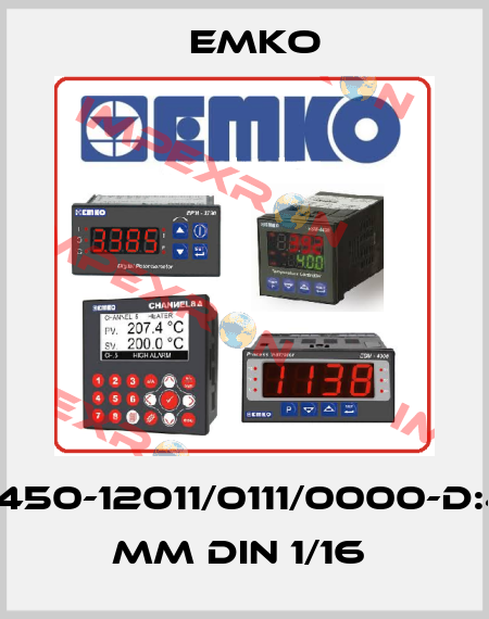 ESM-4450-12011/0111/0000-D:48x48 mm DIN 1/16  EMKO