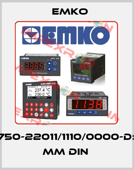 ESM-7750-22011/1110/0000-D:72x72 mm DIN  EMKO