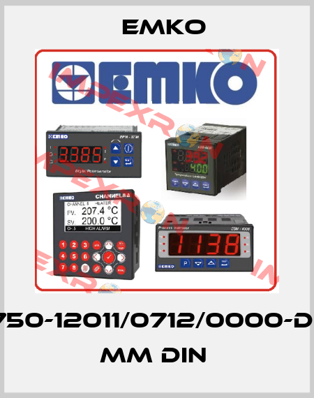 ESM-7750-12011/0712/0000-D:72x72 mm DIN  EMKO