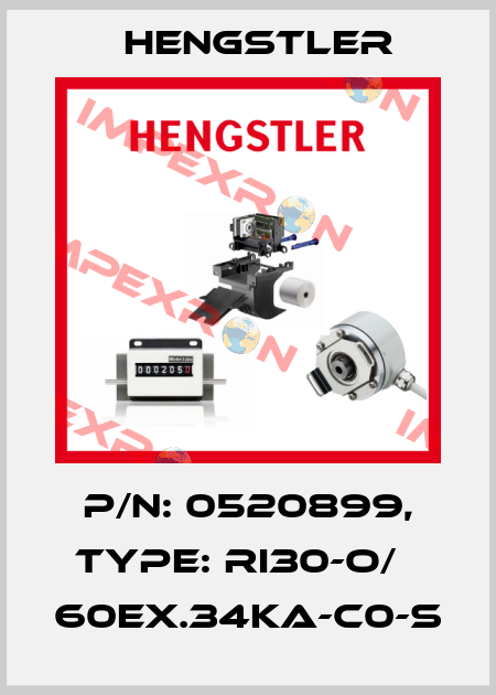 p/n: 0520899, Type: RI30-O/   60EX.34KA-C0-S Hengstler