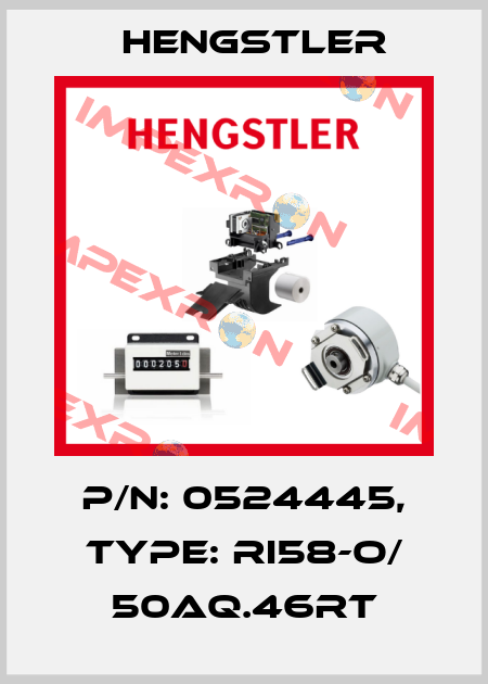 p/n: 0524445, Type: RI58-O/ 50AQ.46RT Hengstler
