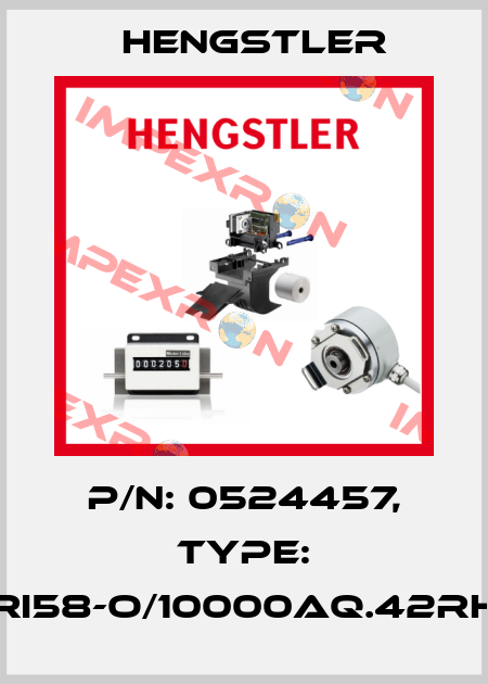 p/n: 0524457, Type: RI58-O/10000AQ.42RH Hengstler