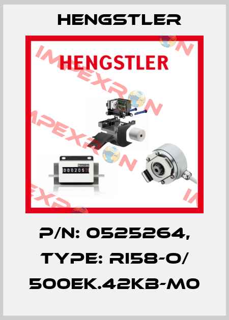 p/n: 0525264, Type: RI58-O/ 500EK.42KB-M0 Hengstler